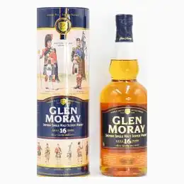 Glen Moray 16 Year Old Whisky Scottish Highland Regiments Tube