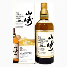 Yamazaki 10 Year Old Single Malt Japanese Whisky, 70cl, 40% ABV