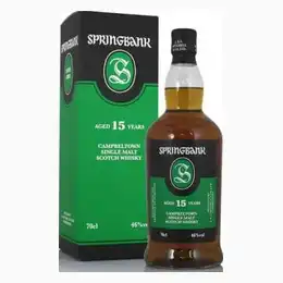 Springbank 15 Year Old Single Malt With Box