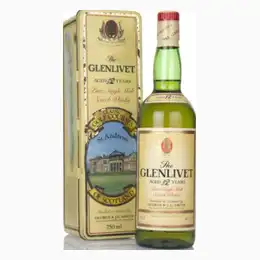 The Glenlivet 12 Year Old - Classic Golf Courses of Scotland  - 1980s Whisky 75cl