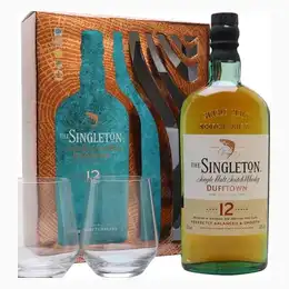 Singleton of Dufftown 12 Year Old 2 Glass Set