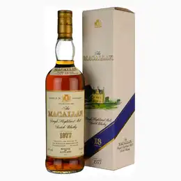 Macallan 1977-1996 18 Year Old Sherry Cask