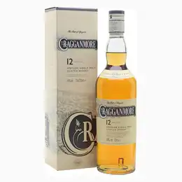 CRAGGANMORE 12 Year Old Speyside Single Malt Scotch Whisky 70cl 40%