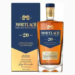 Mortlach 20 Year Old Cowie\s Blue Seal Speyside Single Malt Scotch Whisky 70cl