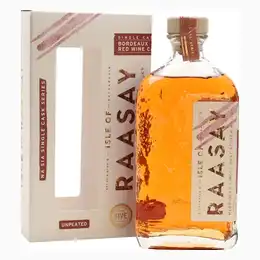 Isle of Raasay Bordeaux Red Wine Cask 5 Year Old Unpeated Na Sia Cask Series
