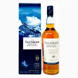 Talisker 10 Year Old Single Malt Scotch Whisky, 70cl, 45.8%