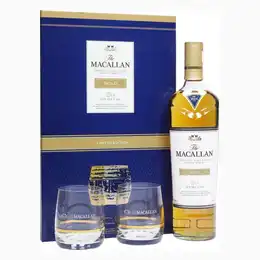 Macallan Gold Double Cask 70cl with 2 Glasses Gift Set