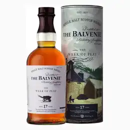 THE BALVENIE Stories The Week of Peat 17 Year Old Speyside Single Malt Scotch Whisky 70cl 49.4%