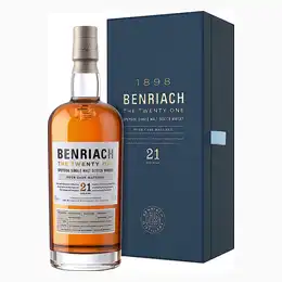 BenRiach The Twenty One 21 Year Old Speyside Single Malt Scotch Whisky 70cl