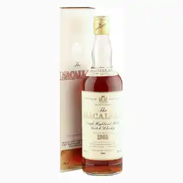 Macallan 1965 18 Year Old, Vintage UK 1984 Bottling with Box
