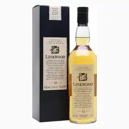 LINKWOOD 12 Year Old Flora & Fauna Speyside Single Malt Scotch Whisky 70cl 43%