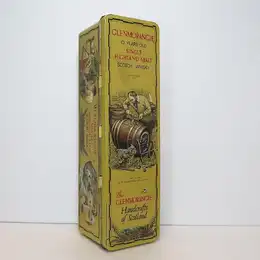 Glenmorangie 10 Year Old from 1990s in Handcrafts of Scotland Gift Tin Box 