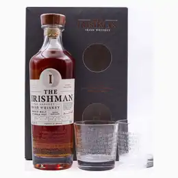 The Irishman Harvest Whiskey Gift Pack with 2 Glasses