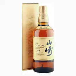 Suntory Yamazaki 12 Year Old, Japanese Single Malt Whisky, Old Style Presentation with Box