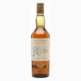 Talisker 10 Year Old Map Label Bot.1990s