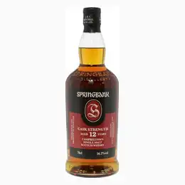 Springbank 12 Year Old Cask Strength 2024 Limited Edition Campbeltown Single Malt Scotch Whisky 70cl
