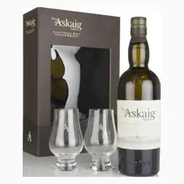 Port Askaig 8 Year Old Gift Pack with 2x Glasses Whisky 70cl