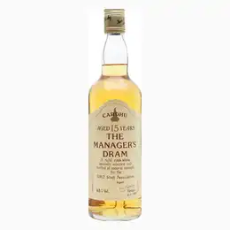 Cardhu 15 Year Old Managers Dram