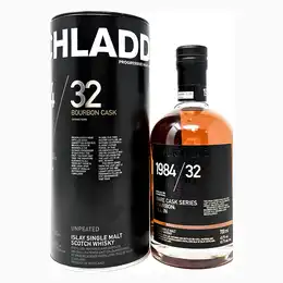 Bruichladdich 1984 Rare Cask Series 32 Year Old Single Malt Scotch Whisky, 70cl, 43.7% ABV