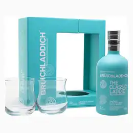 Bruichladdich Classic Laddie & 2 Glasses Gift Pack