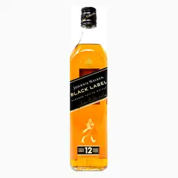 Johnnie Walker 12 Year Old Black Label Blended Scotch Whisky, 70cl, 40% ABV