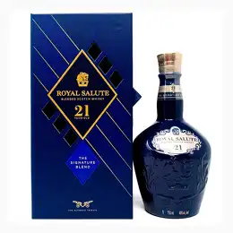 Royal Salute 21 Year Old Signature Blended Scotch Whisky, 75cl, 40% ABV