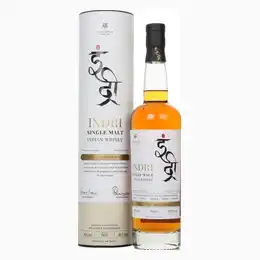 Indri Trini The Three Wood Single Malt Indian Whisky, 70 cl