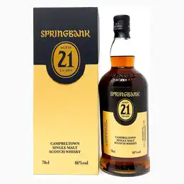 Springbank 21 Year Old 2022 Release Single Malt Scotch Whisky, 70cl, 46% ABV