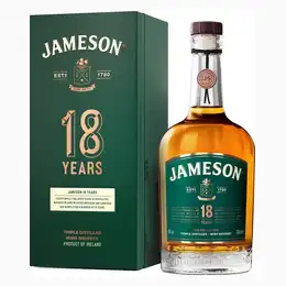 Bottle Of Jameson 18 Year Old Whiskey With Gift Box
