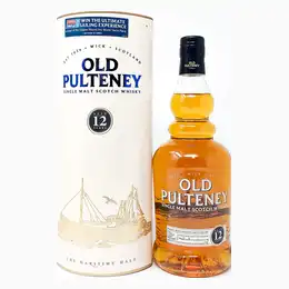 Old Pulteney 12 Year Old Single Malt Scotch Whisky, 70cl, 40% ABV