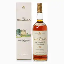 Macallan 12 Year Old Sherry Cask 1 Litre Foil Capsule With Original Box