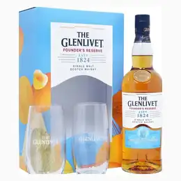Glenlivet Founders Reserve - 2 Glass Gift Pack