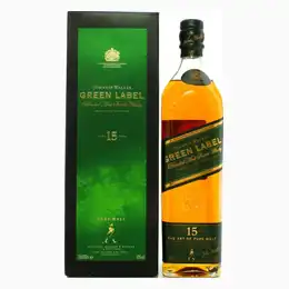 Johnnie Walker Green Label 15 Year Old Design Blended Malt Scotch Whisky 70cl