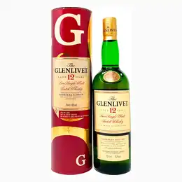 Glenlivet 12 Year Old Single Malt Scotch Whisky, 70cl, 40% ABV