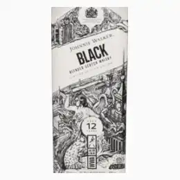 Johnnie Walker Black Label 12 Year Old - Air Ink WWA Edition Whisky 70cl
