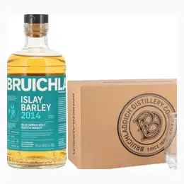 Bruichladdich Islay Barley 2014 & 2 Tumblers in Presentation Box