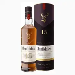 Glenfiddich 15 Year Old Single Malt Solera Whisky 70cl
