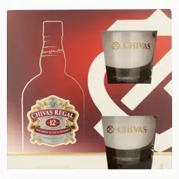 Chivas Regal 12 Years 2 glasses 0.7L 