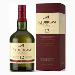 Redbreast 12 Year Old Single Pot Still Irish Whiskey 70cl