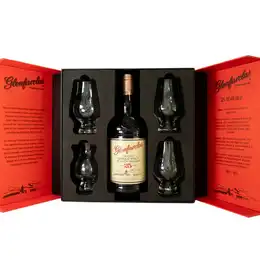 Glenfarclas 25 Year Old Christmas Gift Pack with Glencairn Glasses & Water Jug