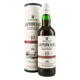 LAPHROAIG 10 Year Old Sherry Oak Finish Islay Single Malt Scotch Whisky 70cl 48%