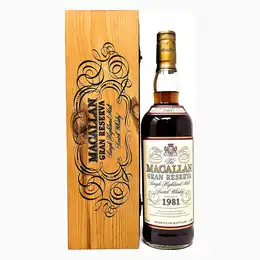 Macallan 1981 18 Year Old Gran Reserva Single Malt Scotch Whisky, 70cl, 40% ABV