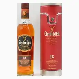 Glenfiddich 15 Year Old Malt Whisky The Solera Vat in Leather Tube