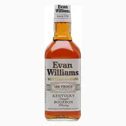 Evan Williams Kentucky White Label Straight Bourbon Whiskey, 70 cl