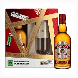 Chivas Regal 12 Year Blended Scotch Whisky 70cl Gift Pack