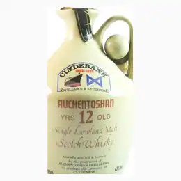 Auchentoshan 12 Year Old Ceramic Decanter, Clydebank Centenary