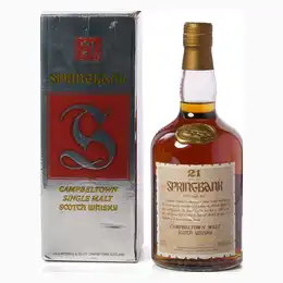 Springbank 21 Year Single Malt 75cl With Original Box
