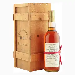 Macallan 1938 Handwritten Label, Atkinson Baldwin Eighties Bottling with Box