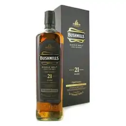 Bushmills 21 Year Old Single Malt Madeira Finish Irish Wiskey 40% 70cl