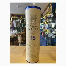 Royal Brackla 18 year old Palo Cortado Sherry Cask Finish 70cl 46%
